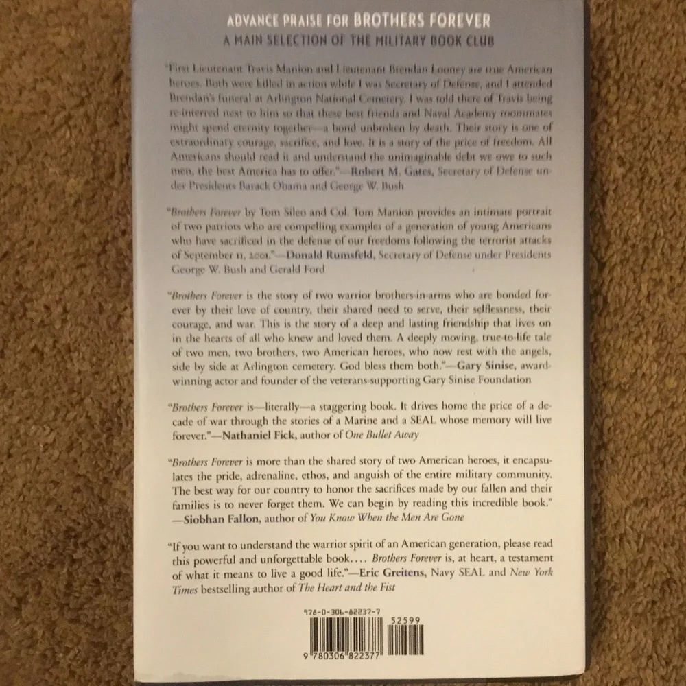 Brothers Forever (*Signed Book *by Author Tom Manion, USMC (RET) - Picture 4 of 5